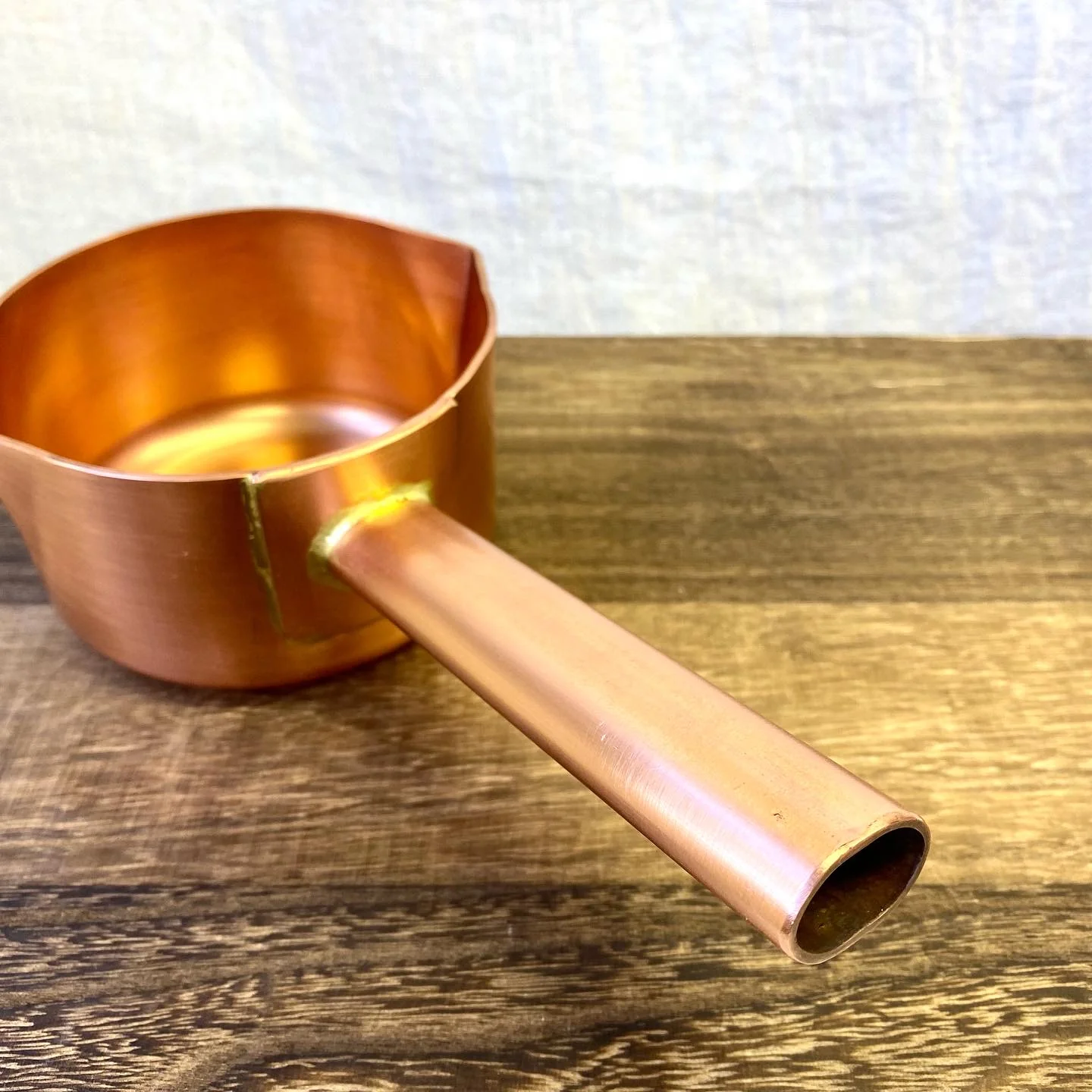 Bronze Sauce Pan 銅両口片手鍋 - Image 3