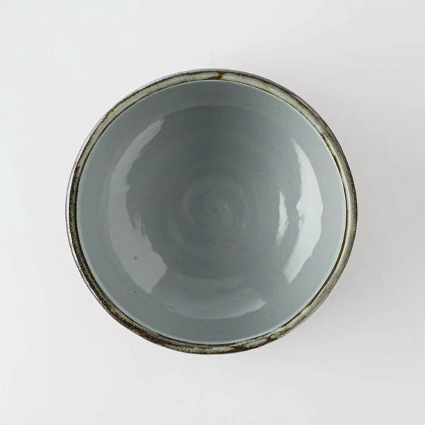 Aranami Waves Pattern Matcha Bowl in Wooden Gift Box - Image 3