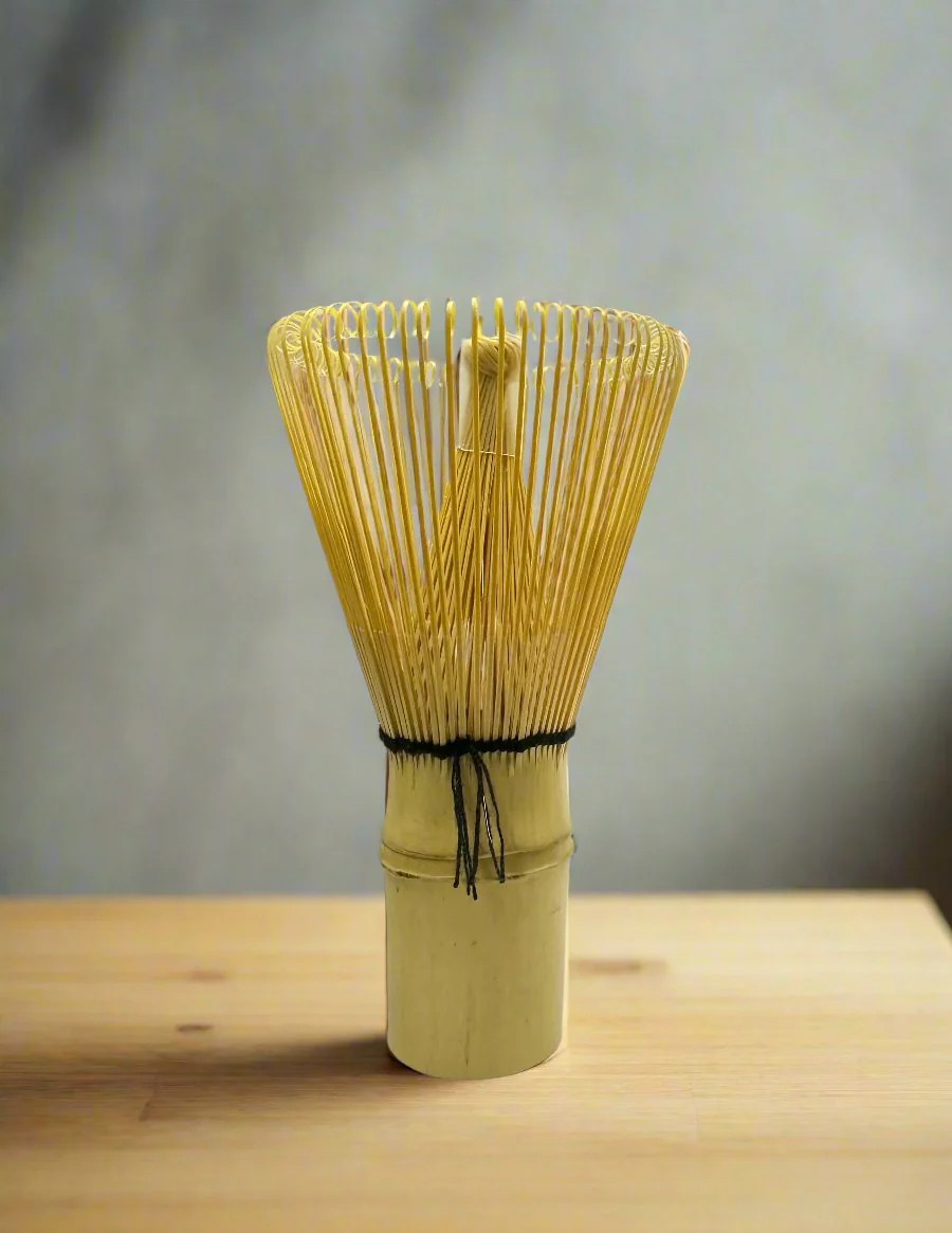 Basic Matcha Bamboo Whisk (Chasen) - 100-prong - Image 2