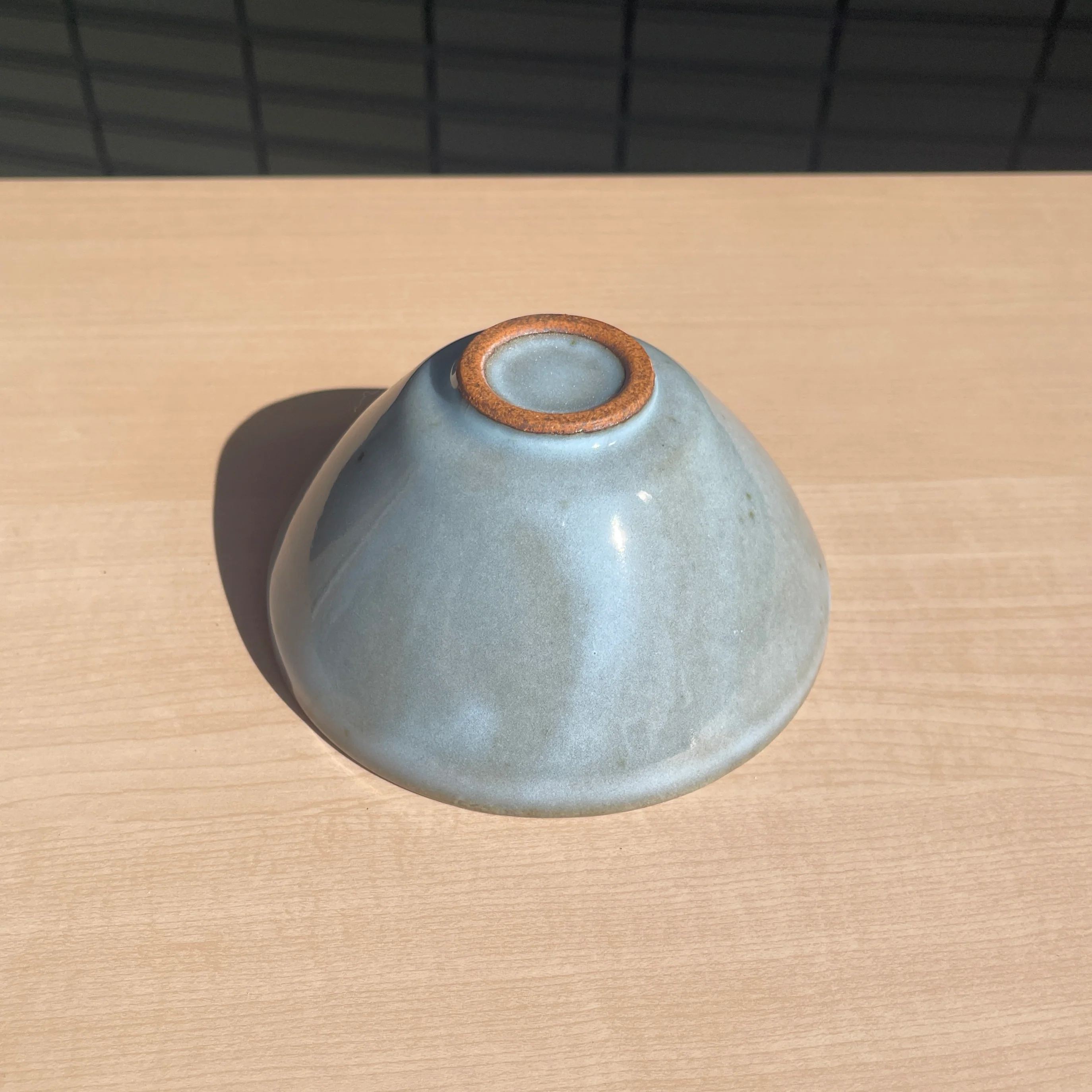 Blue Hagi Natsume Matcha Bowl - Image 3