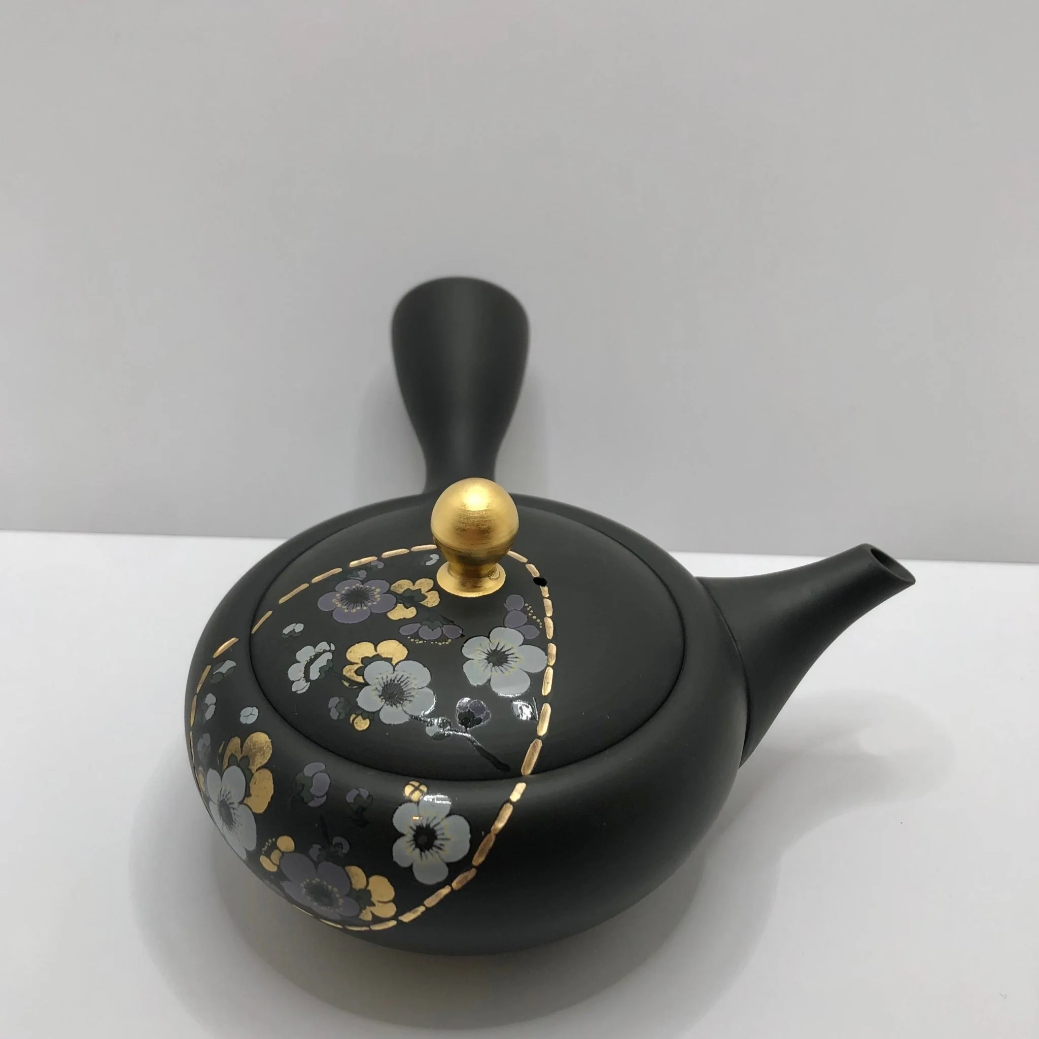 Shouhou Kiln: Tokoname Kyusu Golden Sakura 250 ml 金彩桜/昭萠 - Image 3