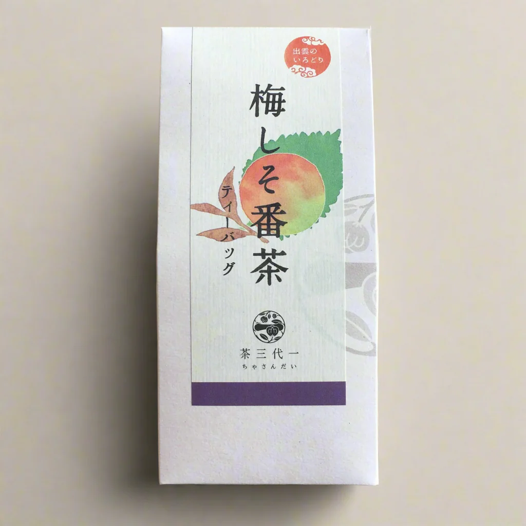 #0977.SX Chasandai: Ume Shiso Bancha (Plum & Perilla Green Tea Bags (5g x 5)