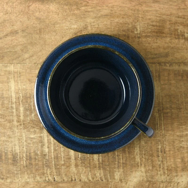 Deep Scandinavian Blue - Tea Cup & Saucer - Image 3