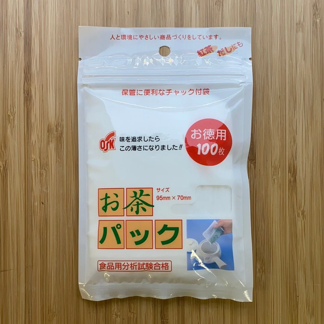 Fillable Tea Bags, no string, 95 x 70 mm, 100 pcs