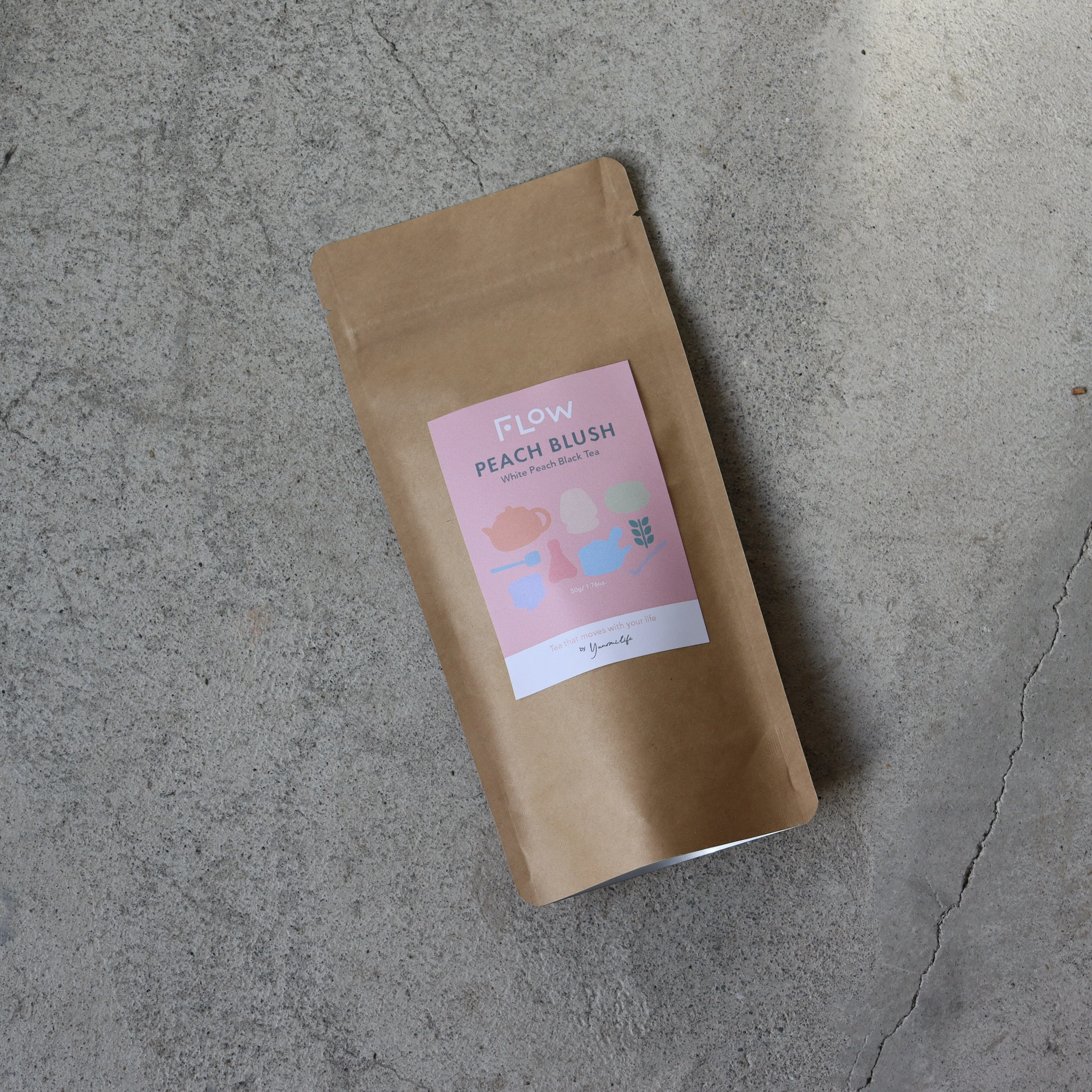 #1018.TX Flow - Peach Blush / White Peach Black Tea