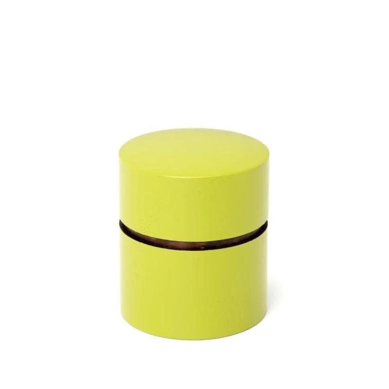 Fujiki Denshiro: Obizutsu Tea Canister - Wakaba 帯筒茶筒わかば - Image 4
