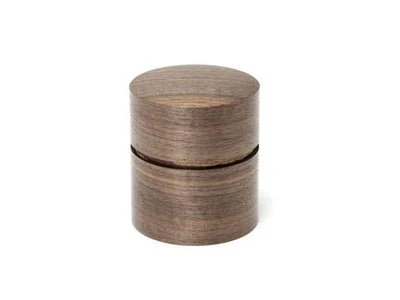 Fujiki Denshiro: Obizutsu Tea Canister - Walnut 帯筒茶筒くるみ - Image 6