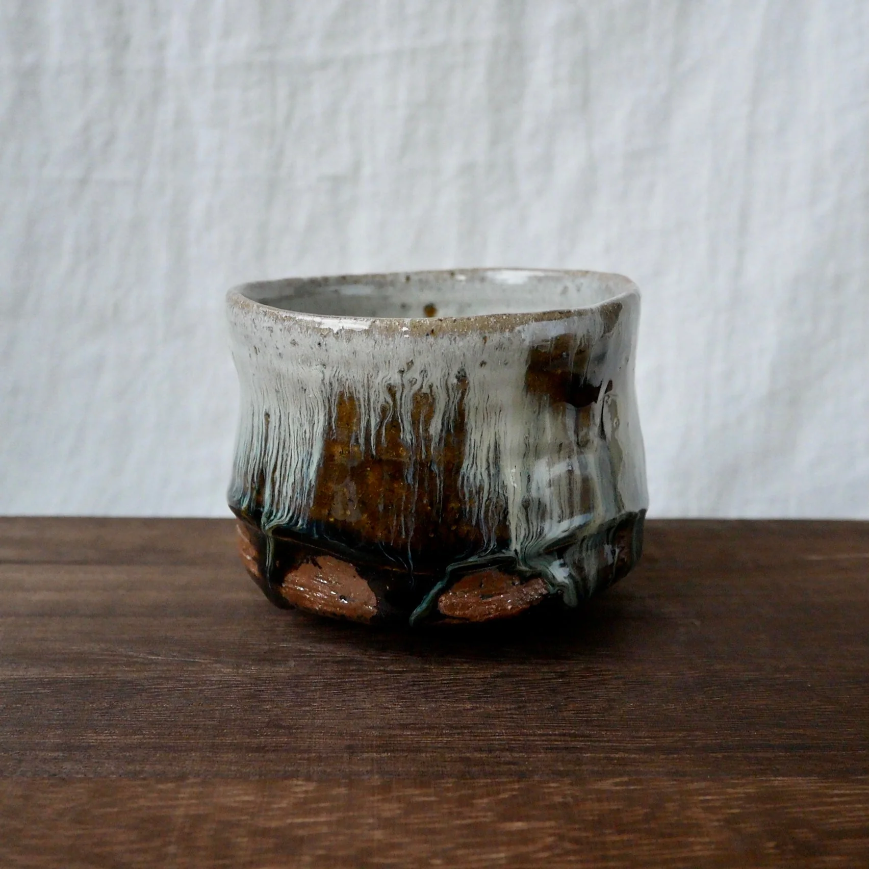 Gotanbayashi Kama: Karatsuyaki Matcha Bowl with Gift Box - Image 4