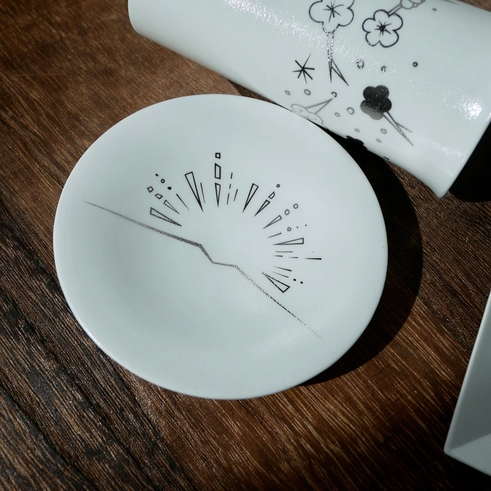 Kamigata Ryugi: Haiku Series Plate Set, Silver - Image 6