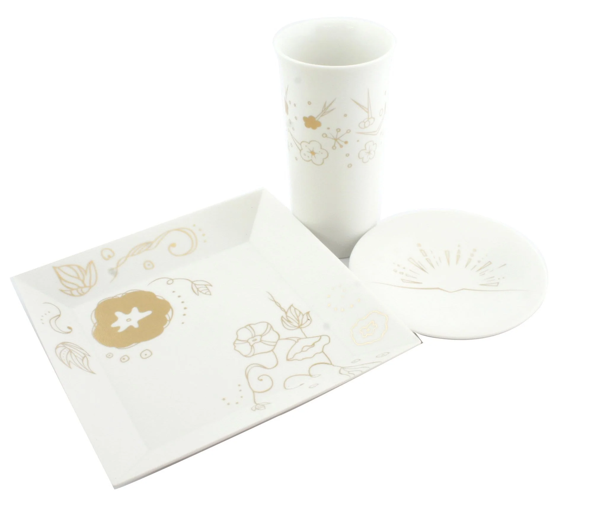 Kamigata Ryugi: Haiku Series Plate Set, Silver - Image 8