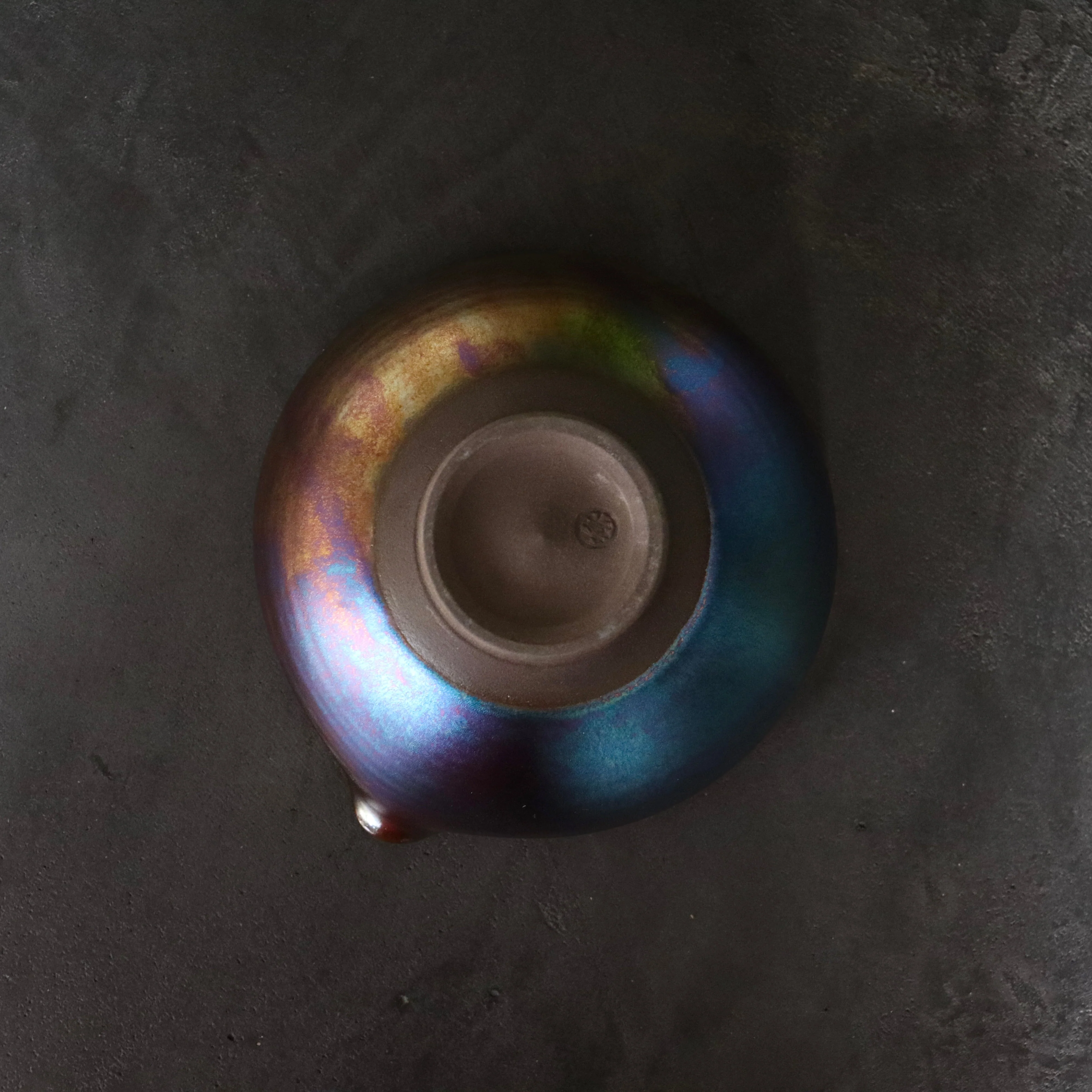 Kiwakoto Suikaen Matcha Pouring Bowl Tenmoku 天目片口抹茶碗 - Image 4