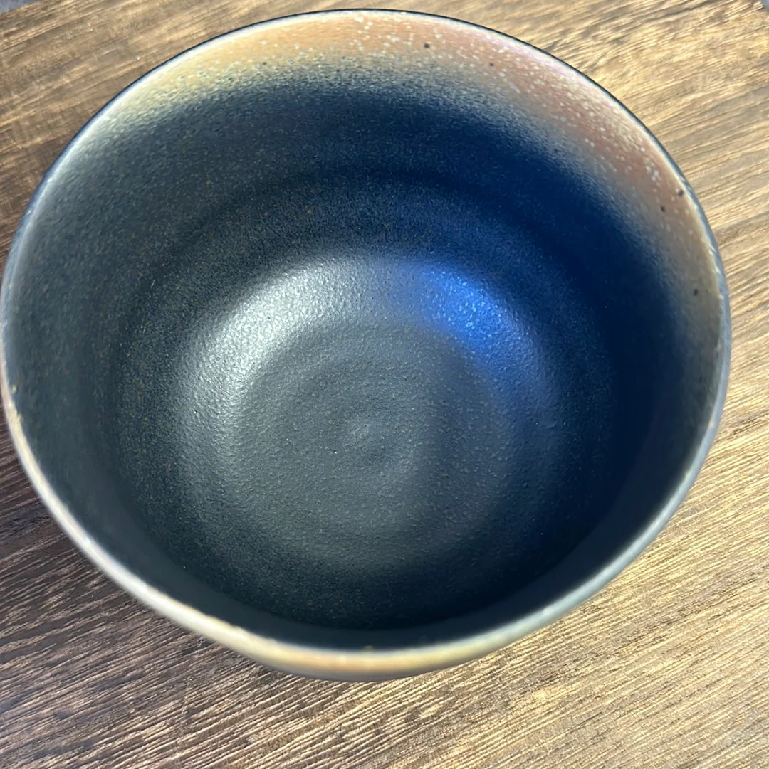 Kizoku Club: Black Bizen-yaki Mini Matcha Bowl - Image 12
