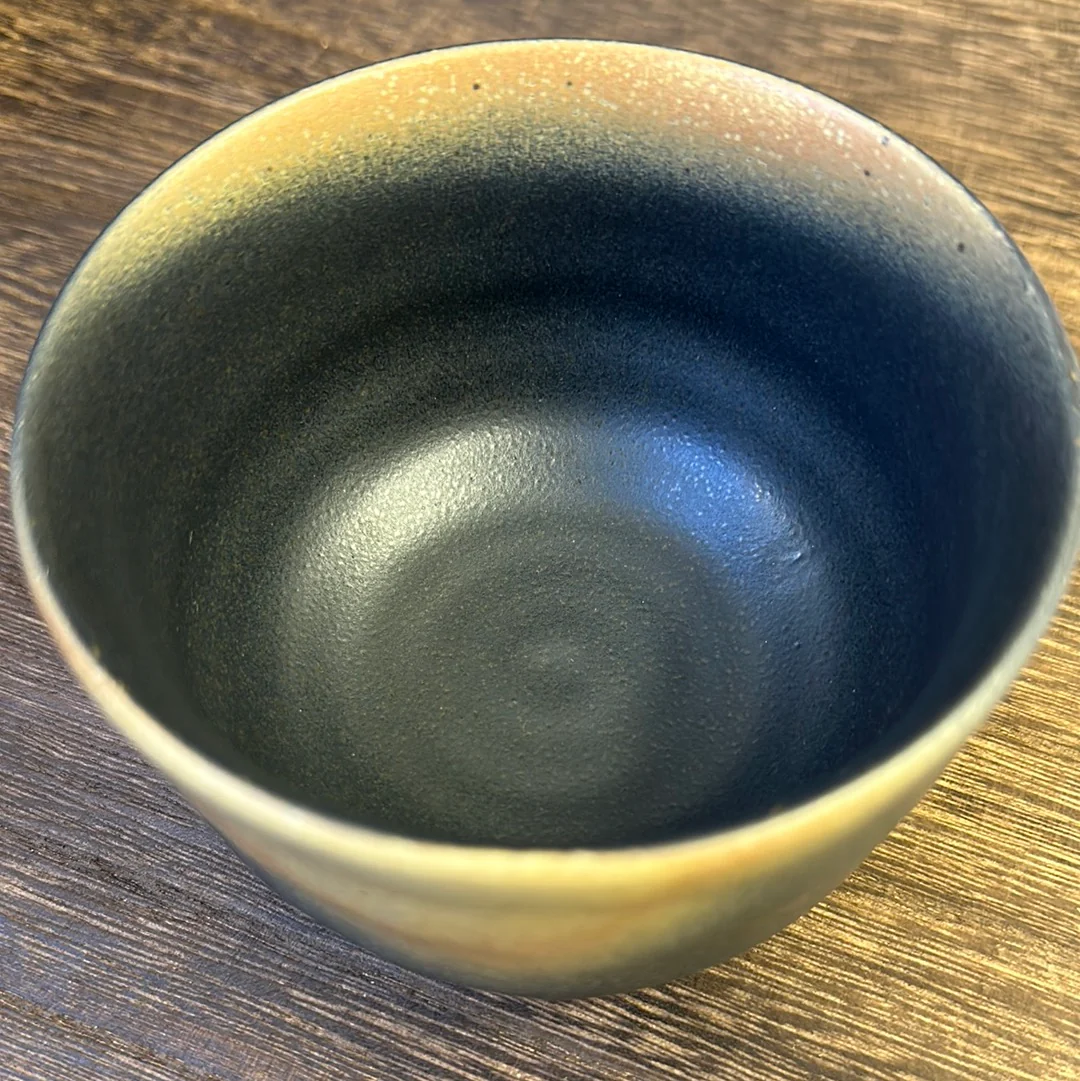 Kizoku Club: Black Bizen-yaki Mini Matcha Bowl - Image 7