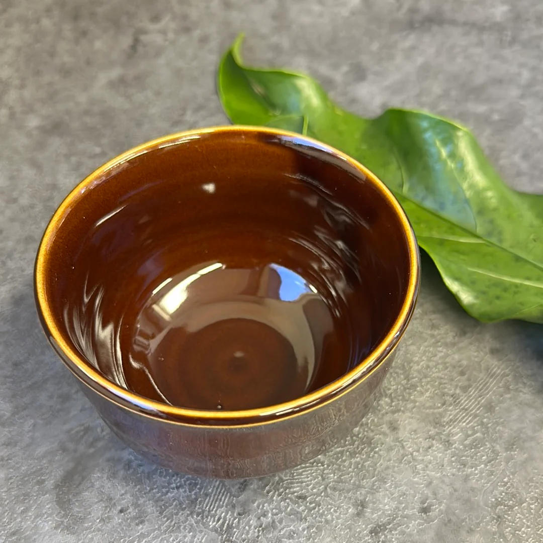 Kizoku Club: Red-Brown Mini Matcha Bowl - Image 8