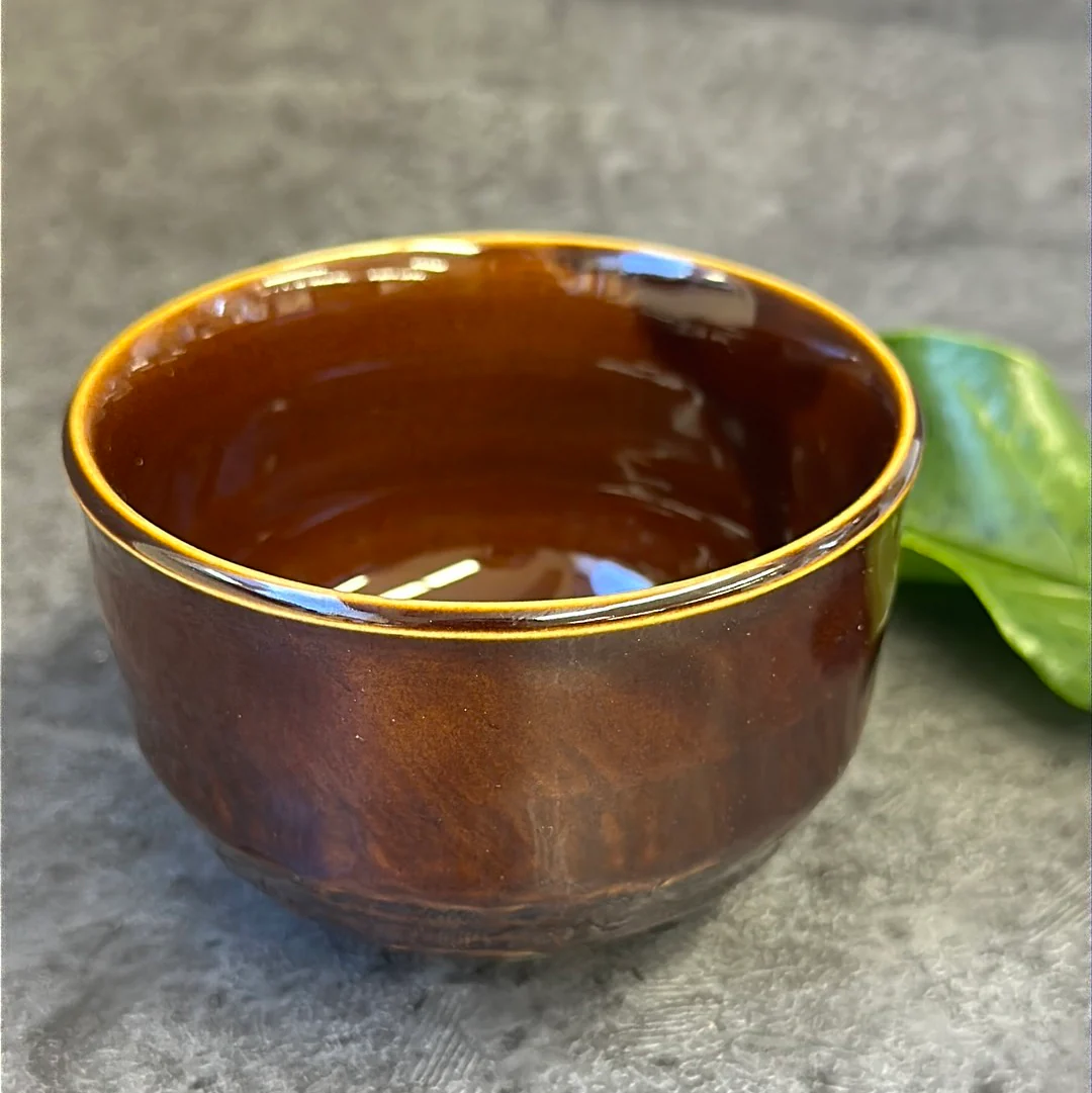 Kizoku Club: Red-Brown Mini Matcha Bowl - Image 9