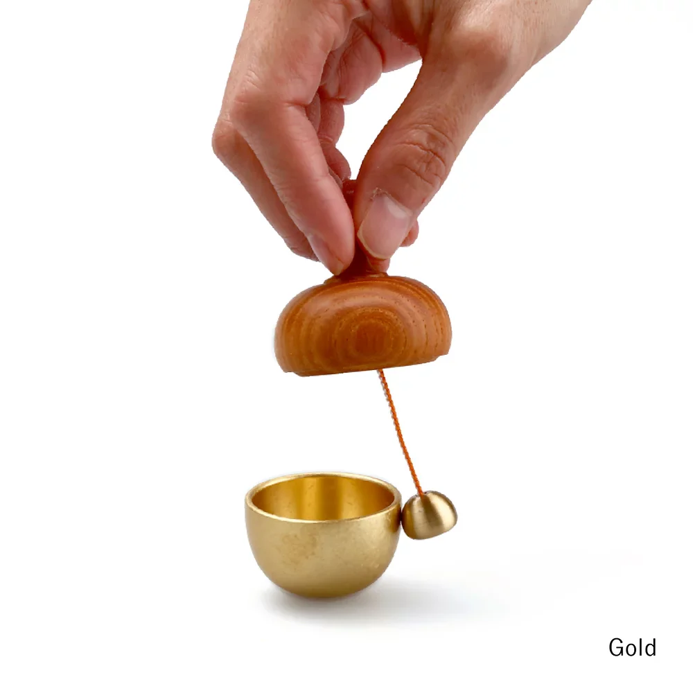 KUON - Madoka Series - Dongurin Mini Singing Bell Bowl - Gold Color - Image 2
