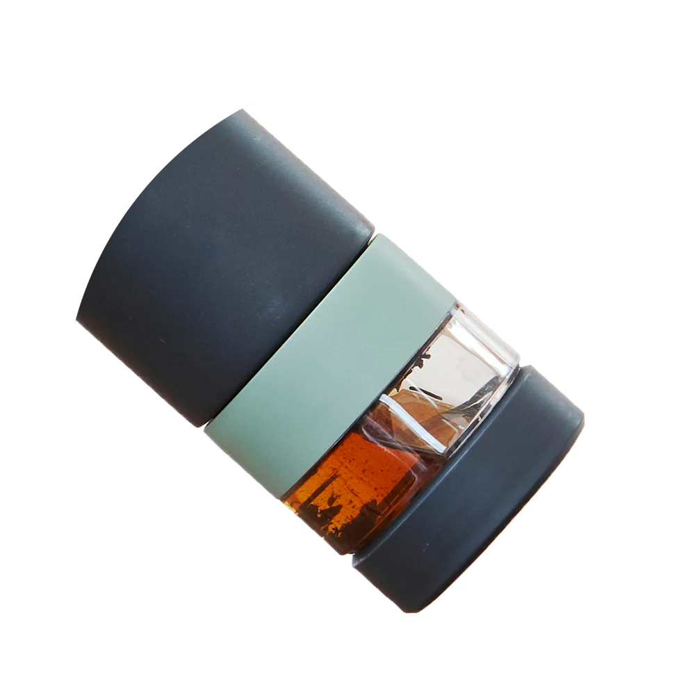 Lalaluctus Tea Bottle - Stainless Steel Tumbler with Tea Strainer - Cream White - 400 ml - Image 6