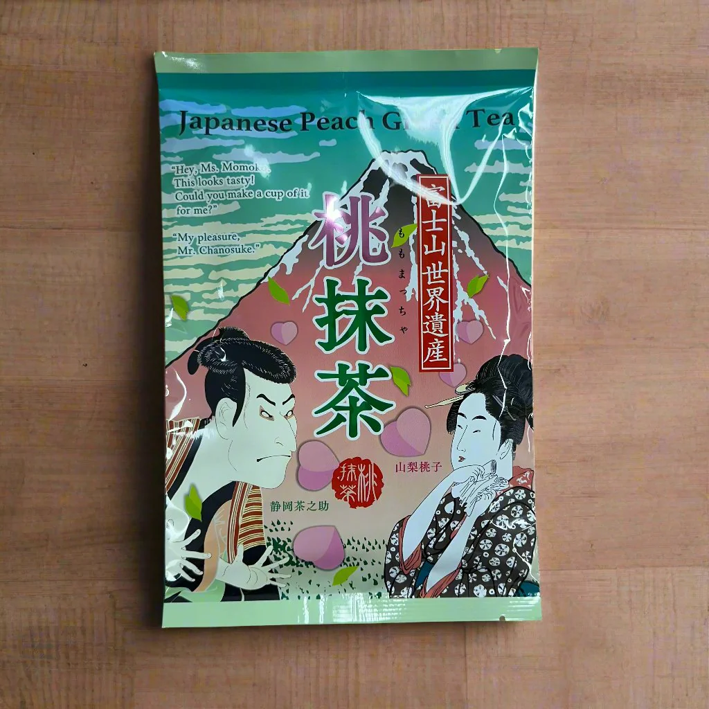 Mannen: Momo Matcha - Japanese Peach Matcha Tea 桃抹茶