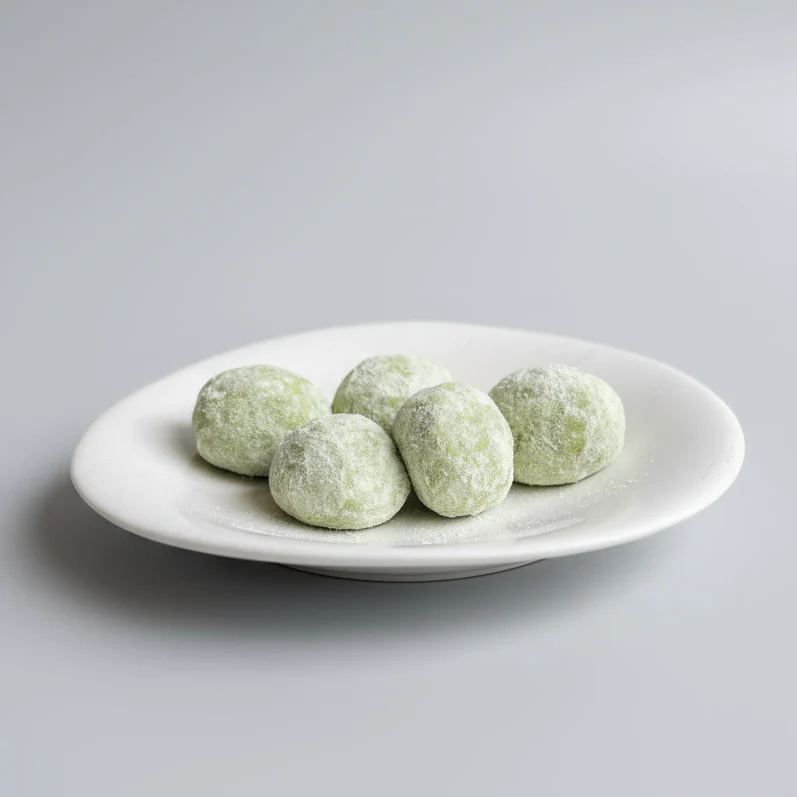 抹茶スノーボール Matcha Snowball Cookie - Image 2