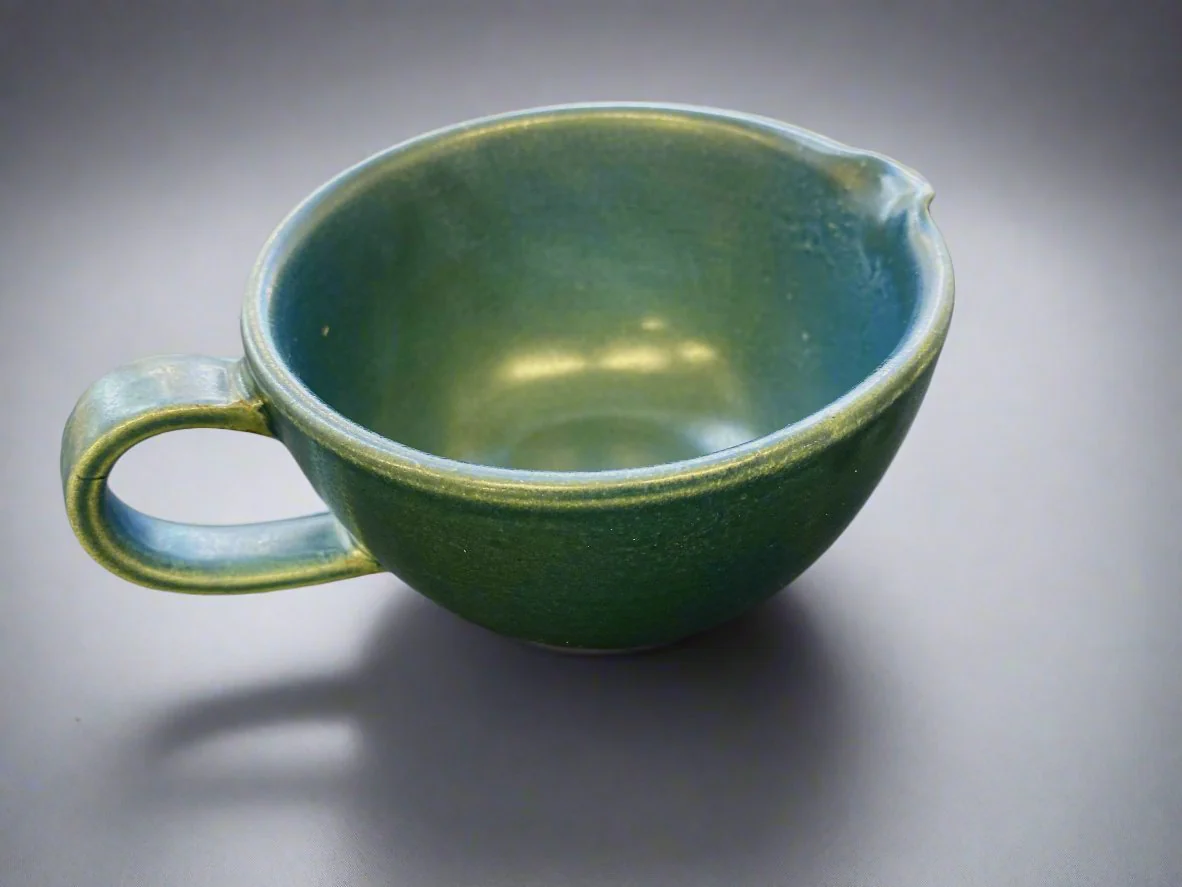 Mino Bunzan Kiln (Y1025): Yuzamashi / Matcha Mug Cup (280 ml) - Image 4