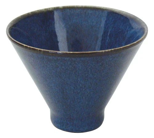 Minoyaki Cone Shaped Cup (Blue, 120 ml) - Image 3