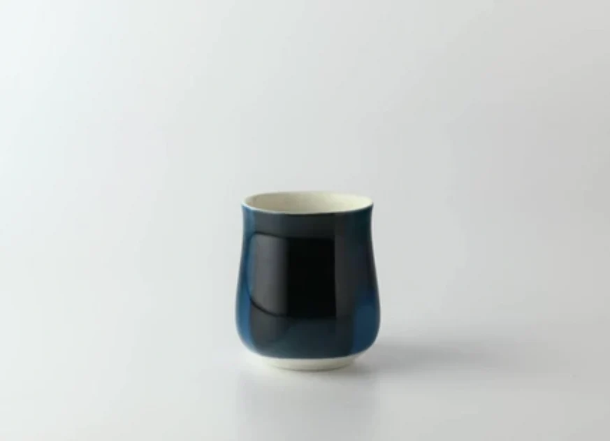 Miyama Minoyaki Oval Cup (Ink Blue) ポット（インクブルー） - Image 7