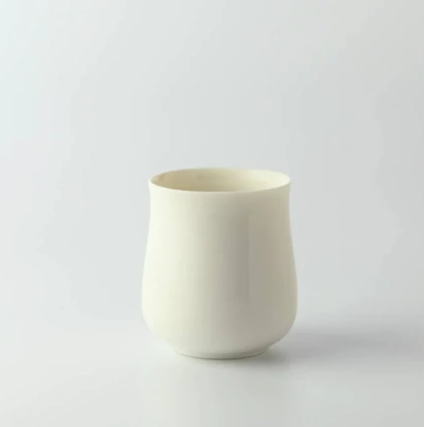 Miyama Minoyaki Oval Cup (Off White) ポット（クリームホワイト） - Image 5