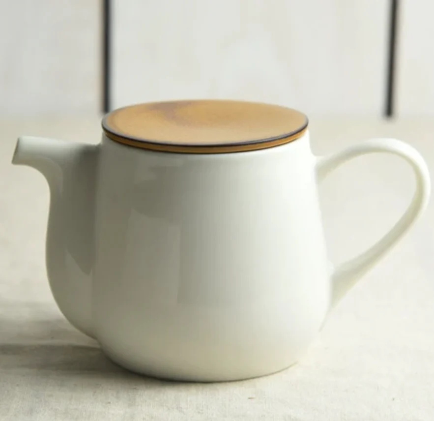 Miyama bico Tea Pot ティーポット キューラ型 カラメルブラウン - Image 2