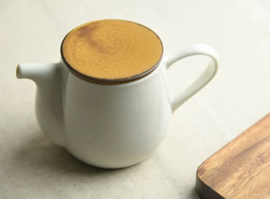 Miyama bico Tea Pot ティーポット キューラ型 カラメルブラウン - Image 3