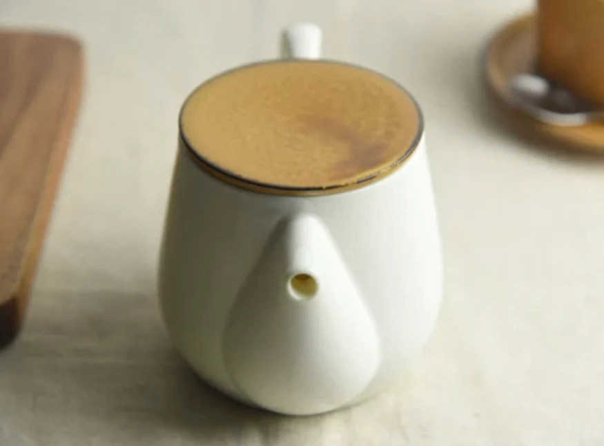 Miyama bico Tea Pot ティーポット キューラ型 カラメルブラウン - Image 4