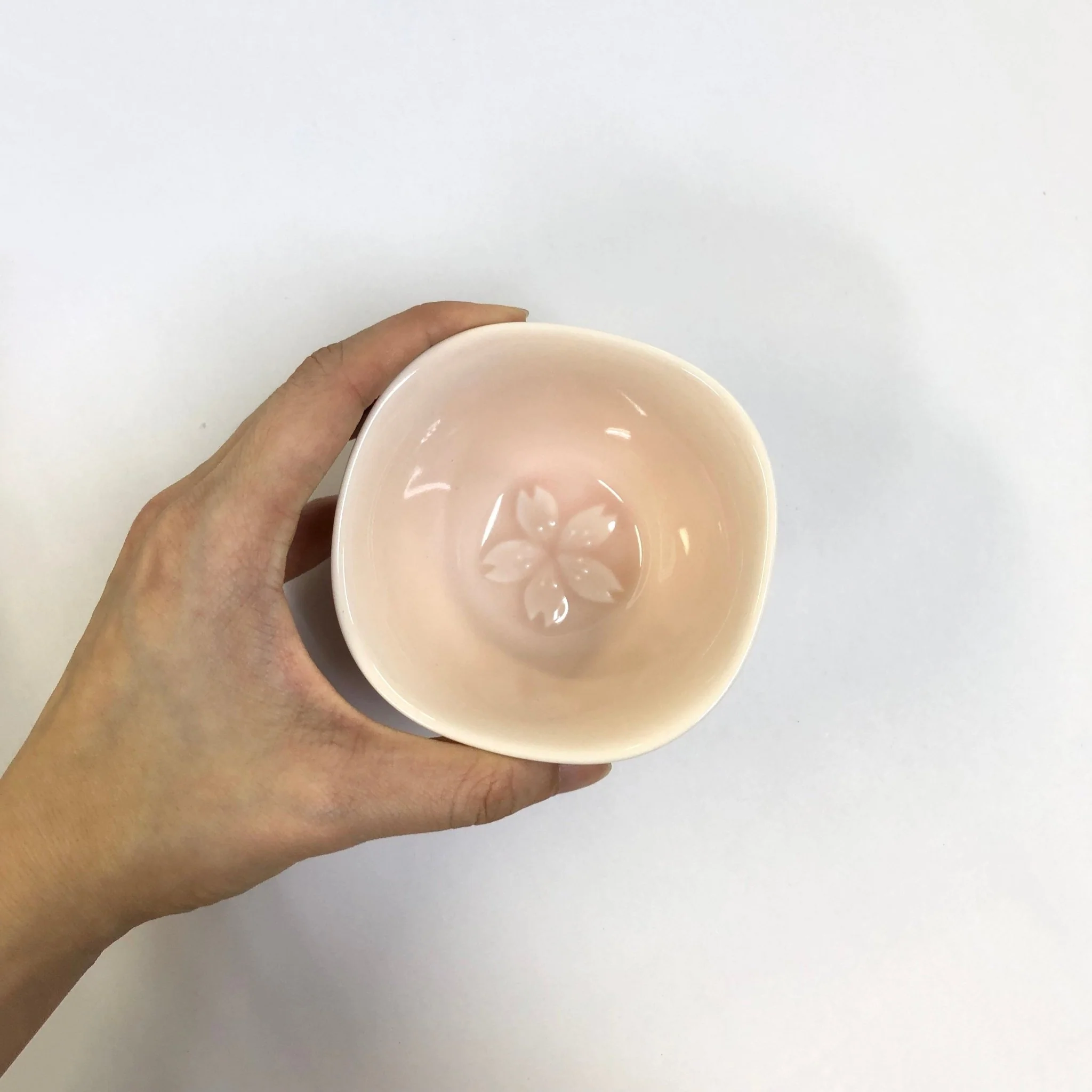 Yamani - Miyama Tableware: Sakura Sencha Tea Cup Pink - Image 5