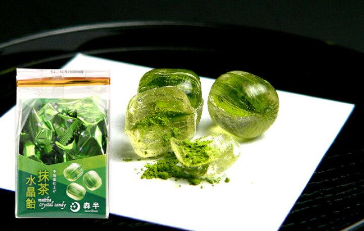 Morihan: Matcha powder encased crystal matcha candy 80g 森半 抹茶水晶飴 - Image 3
