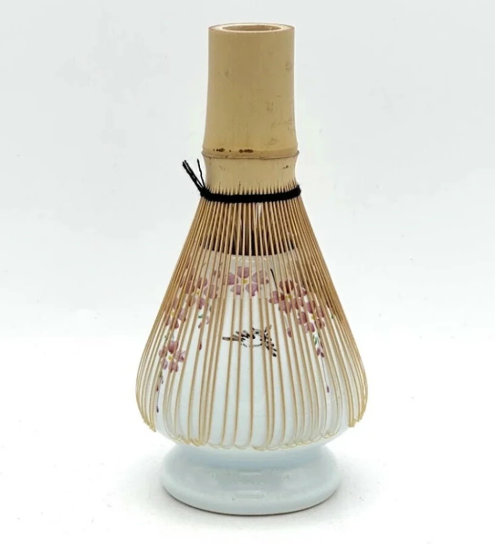 Nagomi: Chasen Holder, Bamboo Whisk Stand (Cherry Sparrow, 桜雀) - Image 2