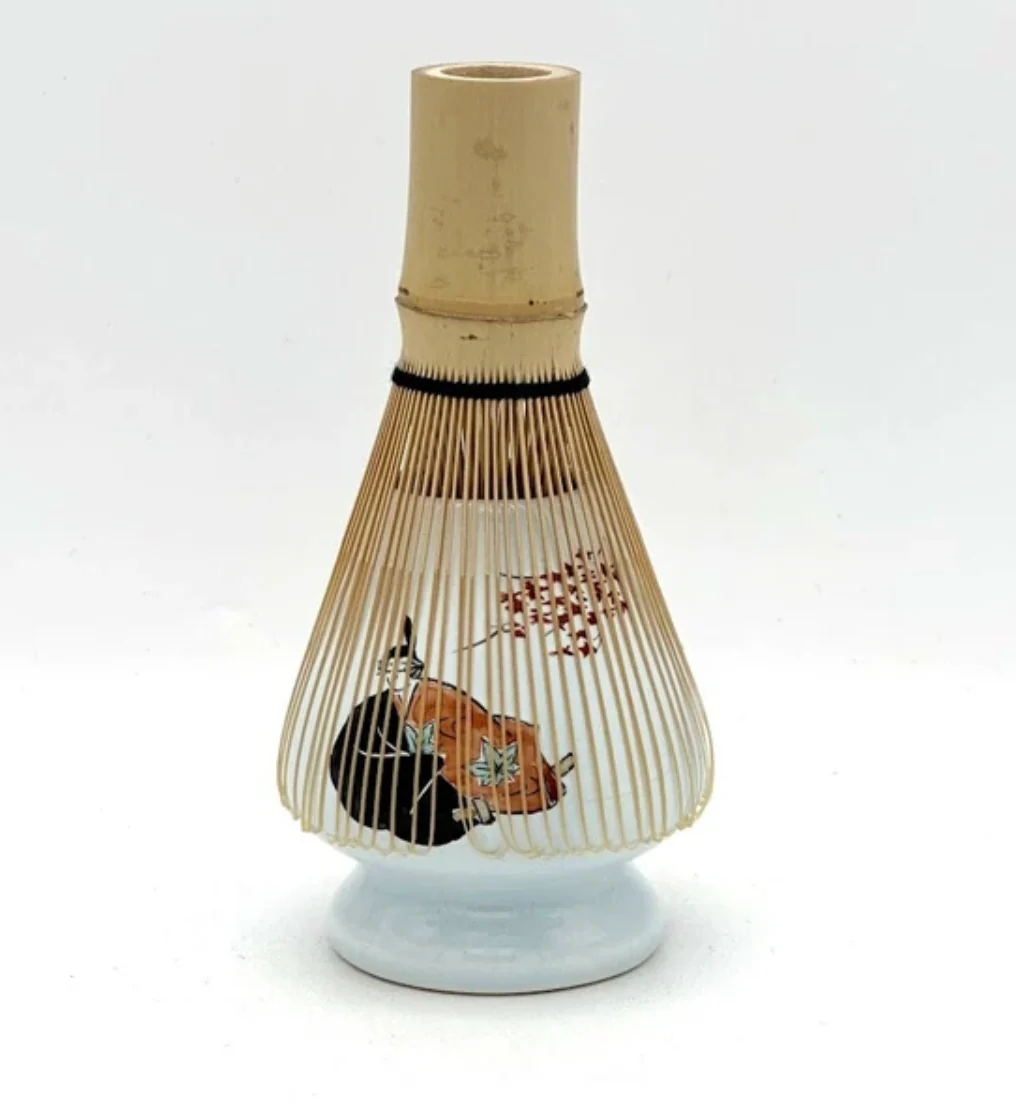 Nagomi: Chasen Holder, Bamboo Whisk Stand (Momiji-no-ga, 紅葉賀) - Image 2