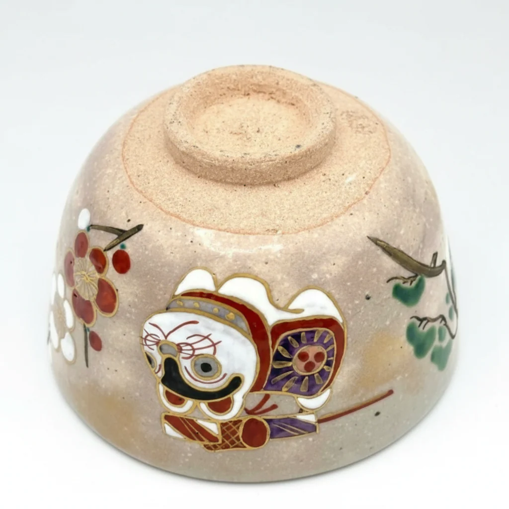 Nagomi: Kyo-yaki Matcha Bowl (京焼抹茶碗  Dog / 犬） - Image 3