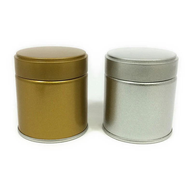 Matcha Tea Can, Gold Screw Top - Image 2