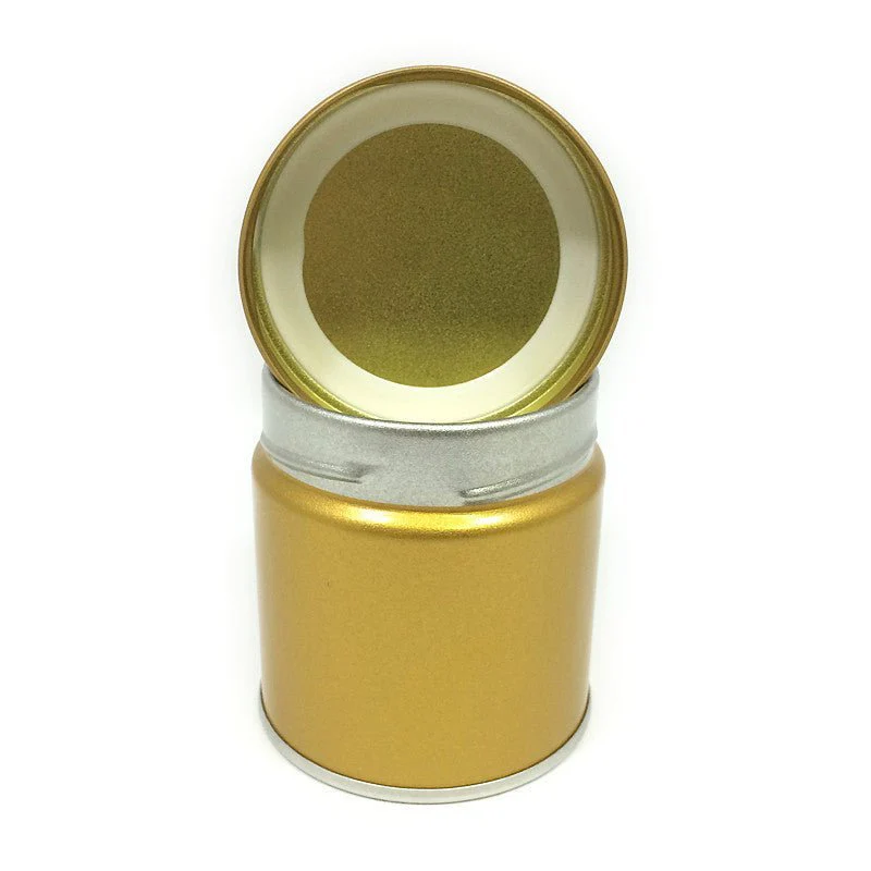 Matcha Tea Can, Gold Screw Top - Image 3