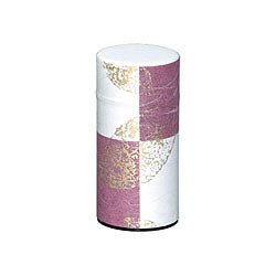 Okumura Seikan: Green Tea in Tea Can, Washi Paper - Gold leaf purple 讃香 紫 - Image 5