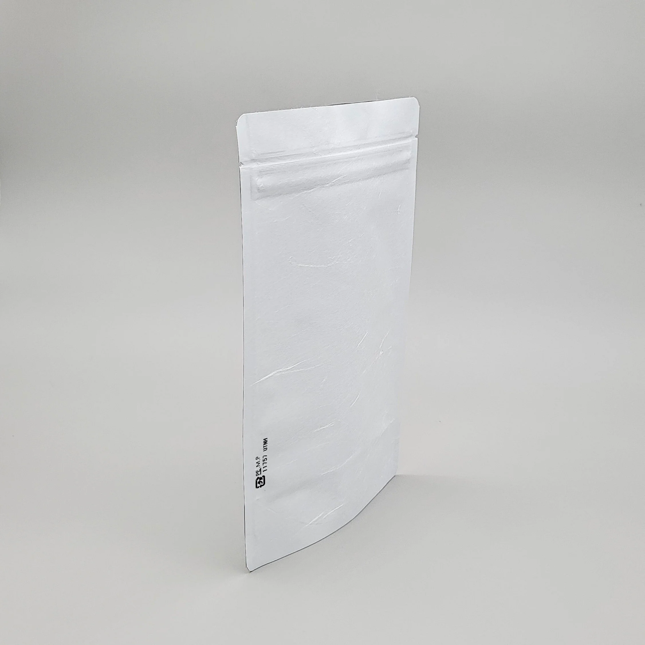 Resealable stand bag (white, Japanese unryu washi paper) - Image 4