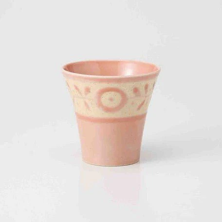 Saikai Ceramics: Gaeden, Tea Cup, Baby Pink - Image 5