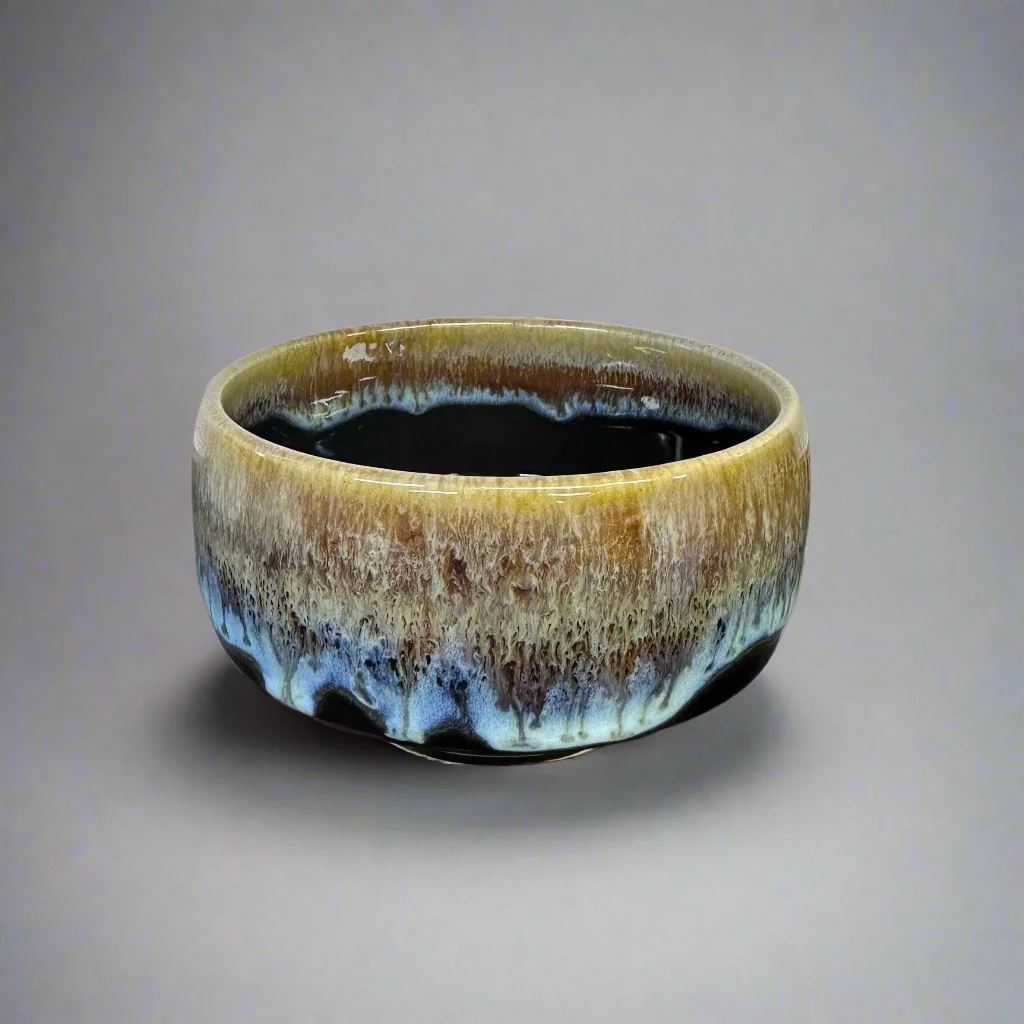 Saikai Ceramics: Hakuwan - Jatenmoku, Porcelain Matcha Bowl with Gift Box - Image 10