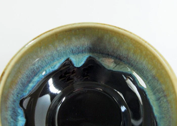 Saikai Ceramics: Hakuwan - Jatenmoku, Porcelain Matcha Bowl with Gift Box - Image 5