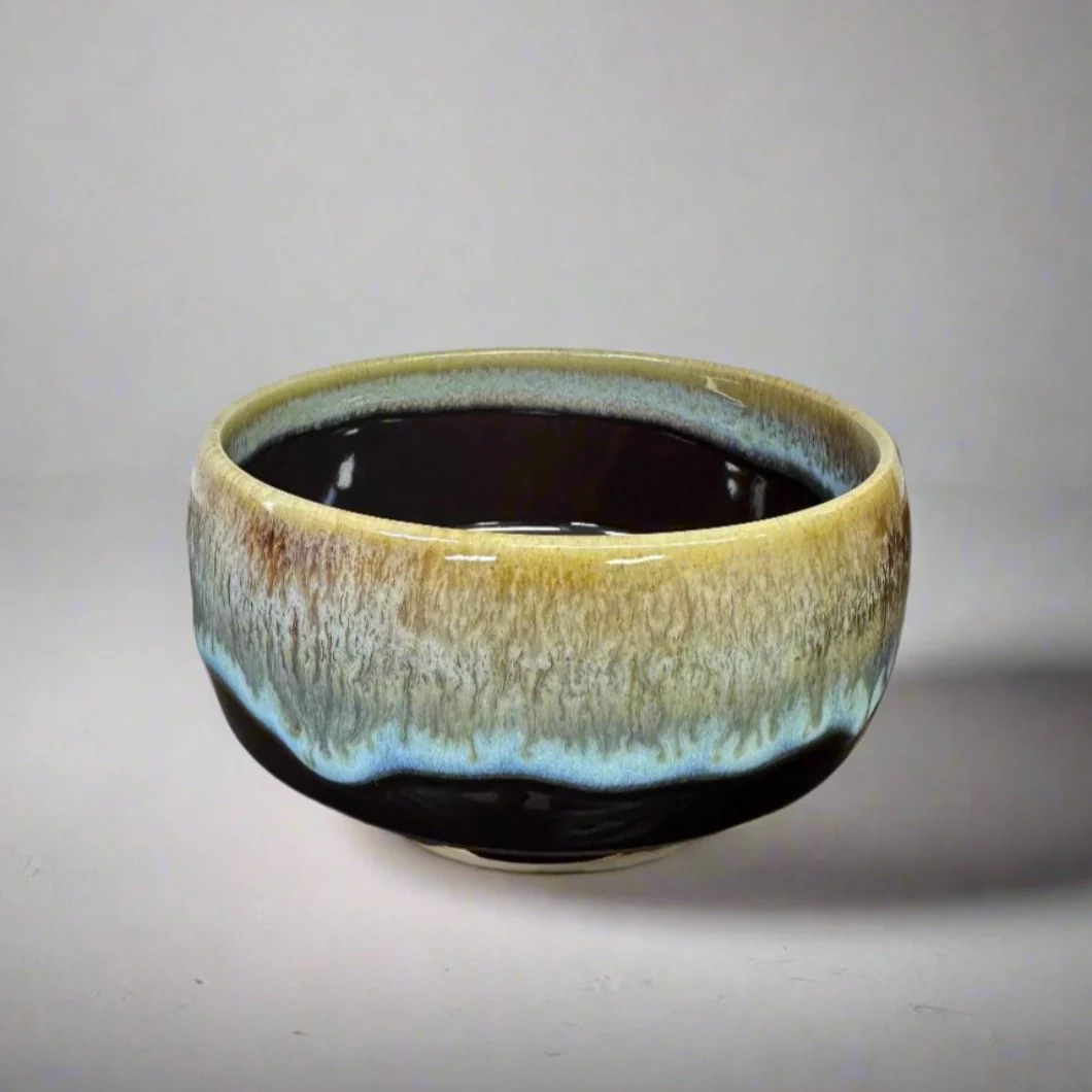 Saikai Ceramics: Hakuwan - Jatenmoku, Porcelain Matcha Bowl with Gift Box - Image 6