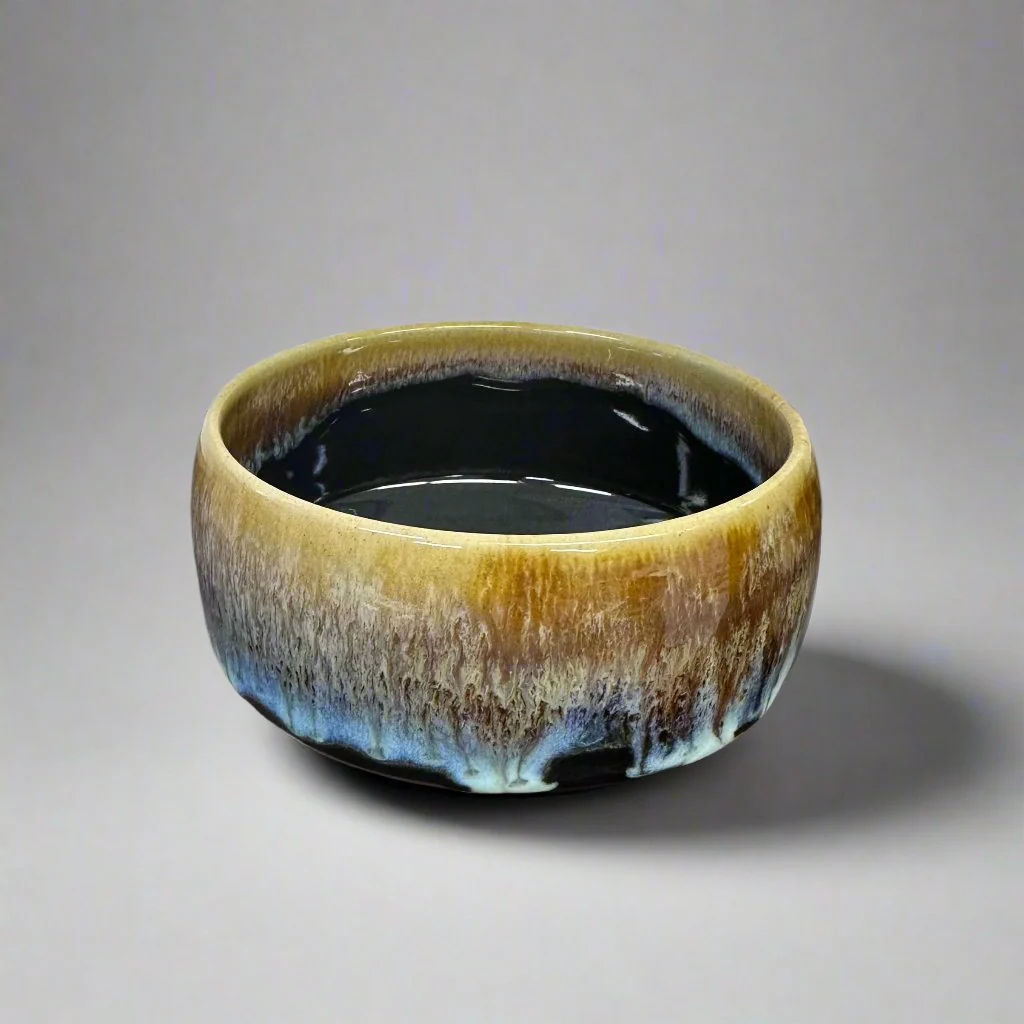 Saikai Ceramics: Hakuwan - Jatenmoku, Porcelain Matcha Bowl with Gift Box - Image 8