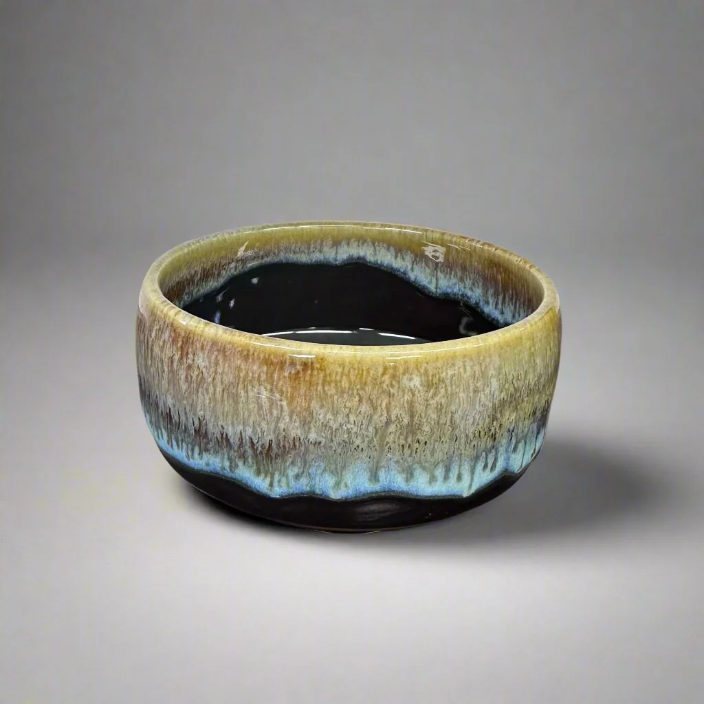 Saikai Ceramics: Hakuwan - Jatenmoku, Porcelain Matcha Bowl with Gift Box - Image 9