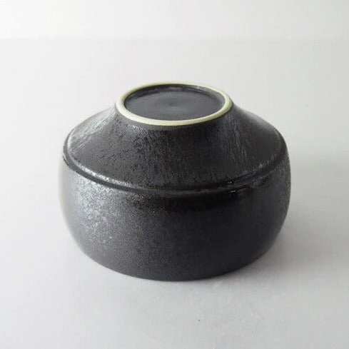 Saikai Ceramics: Hakuwan - Wabikuro, Black Porcelain Matcha Bowl with Gift Box - Image 4