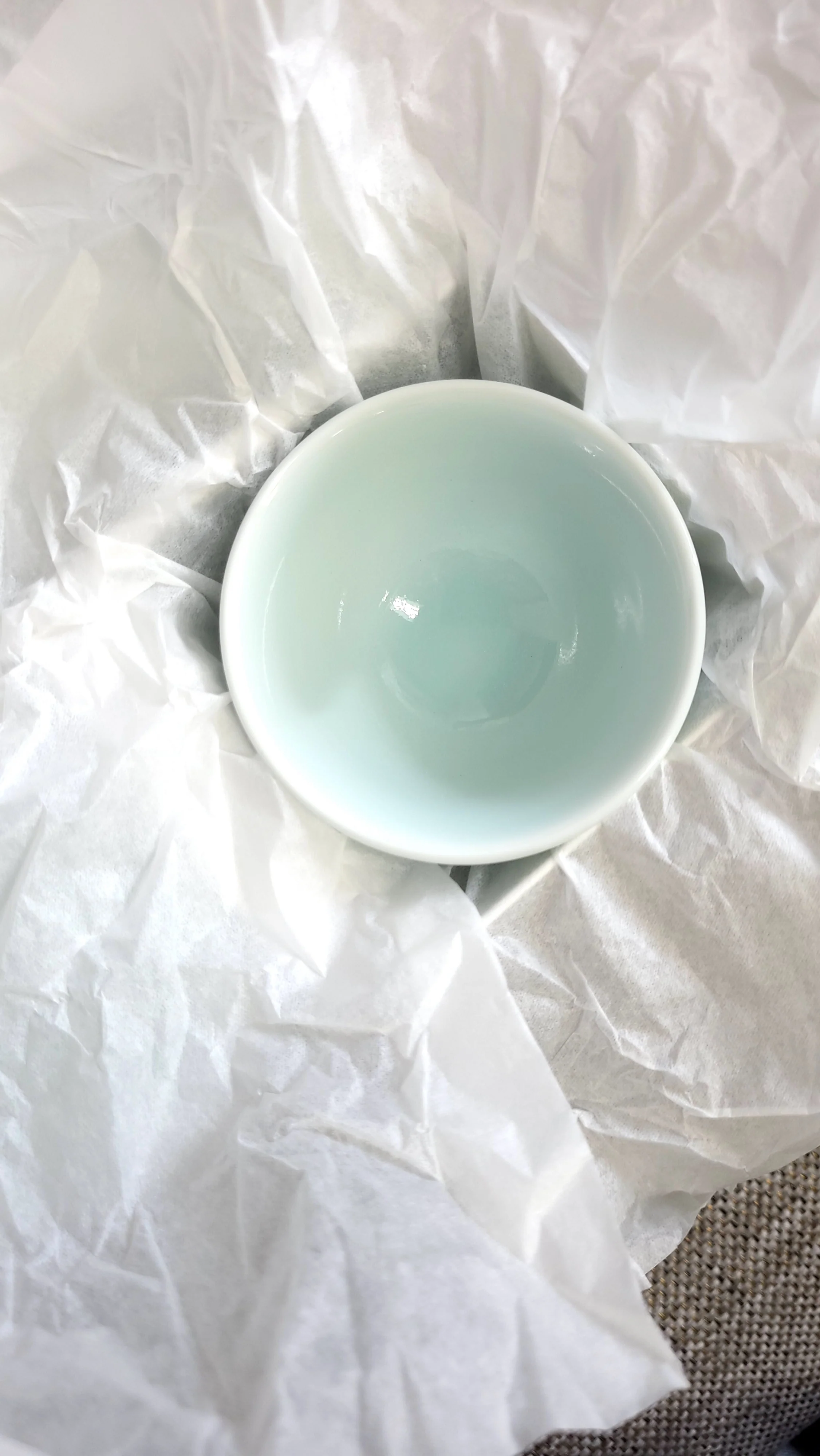 Saikai Ceramics: Hasamiyaki Blue Porcelain Kyusu Set - Tea Pot + Two Tea Cups - Image 3