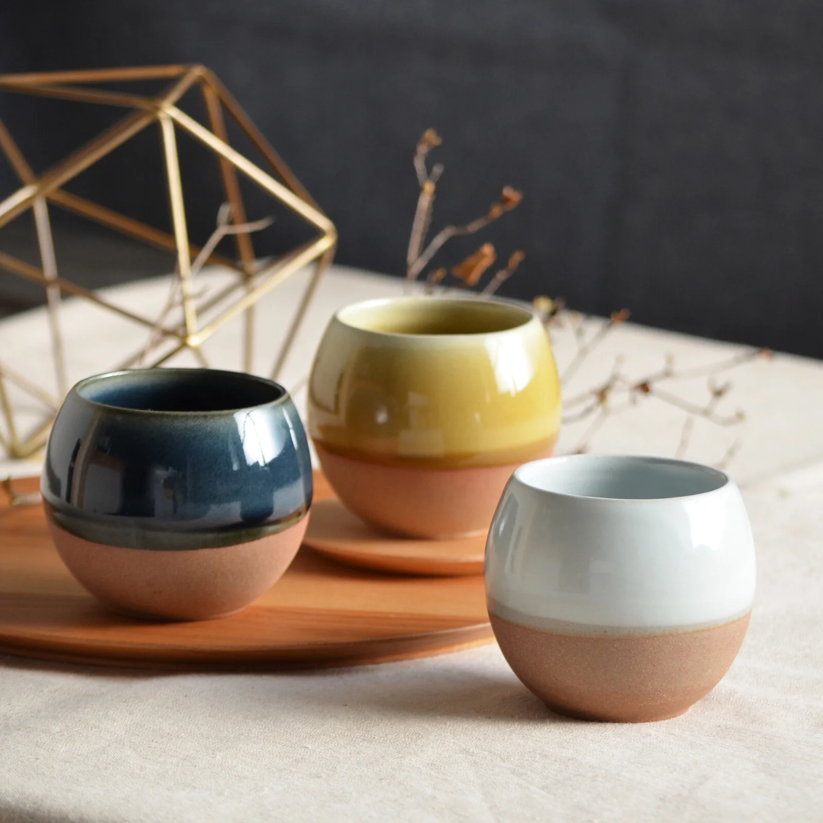 (LAST UNITS) SALIU - Round Yunomi Cup (White) ころころSA02 (ホワイト) - Image 3