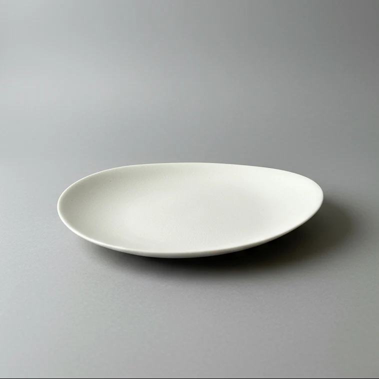 SALIU -YUI- Tea plate (white, 2 plate set)