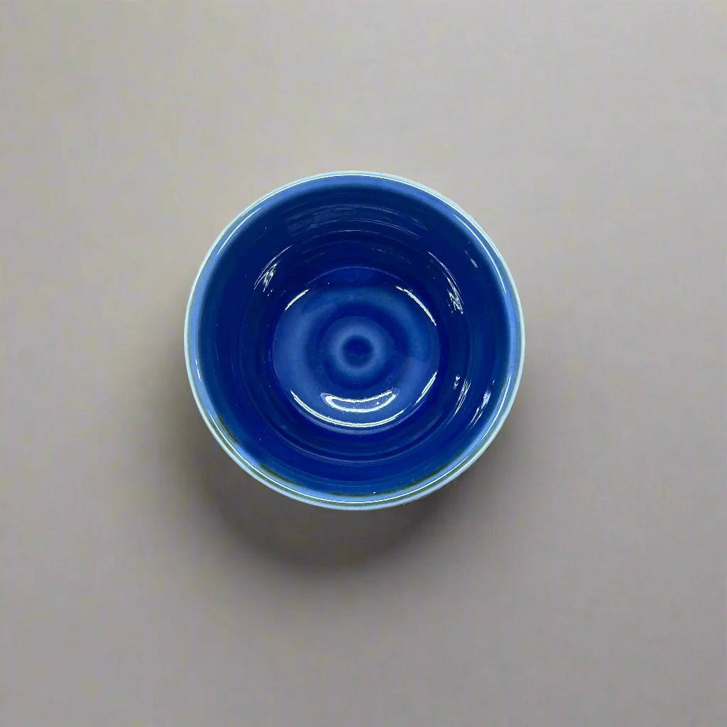 Seiangama: Carved Design Mino-yaki Guinomi Cup 5 Piece Set with Wooden Box εγδΊζ§γγεζ - Image 14